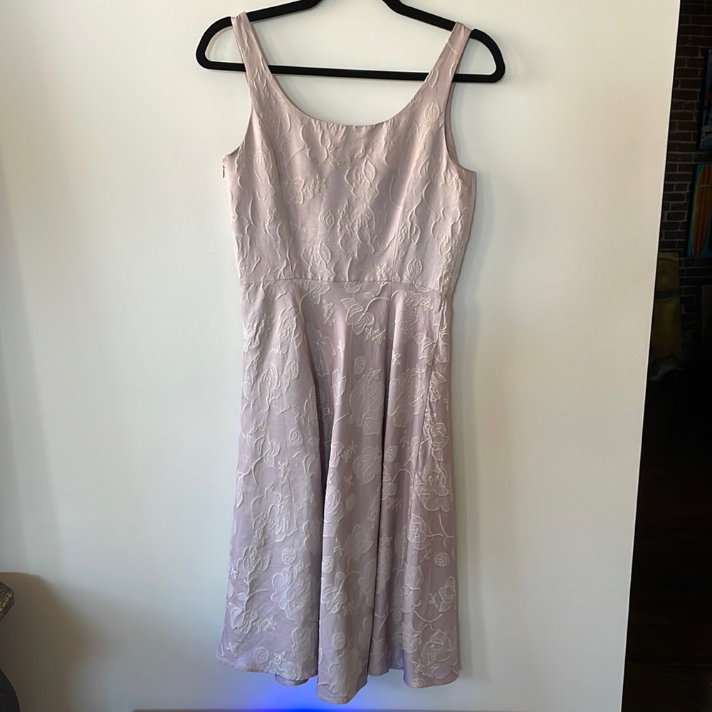 Silk lavender dress